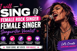 sing female rock singer female singer songwriter vocalist