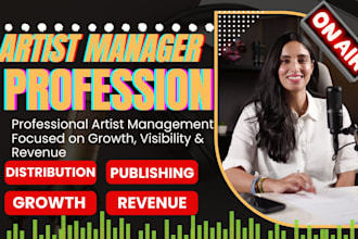 be your artist manager, offer you music distribution, publishing and promotion