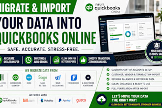 migrate and import your data into quickbooks online