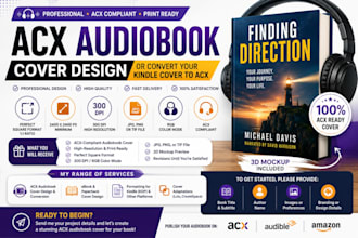 convert kindle or ebook cover to acx audiobook cover