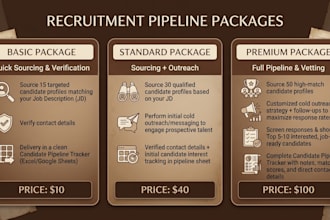 source , conduct outreach, and build a talent pipeline