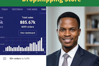 setup automated dropshipping shopify store website
