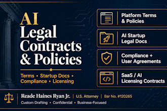 write ai compliance policies and end user license agreements