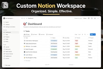 build a custom notion workspace for your business or team