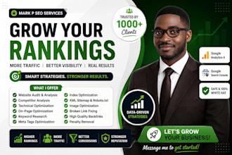 perform a full SEO audit and optimize your website