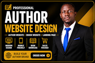 design author website, ebook website, book author website, ebook landing page