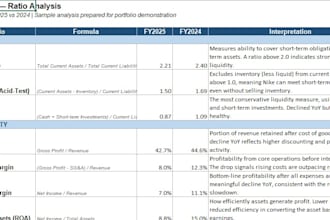 do ratio and financial statement analysis for your business