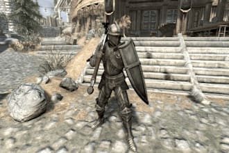 create weapons, armor for skyrim se ae mods or fallout 4,ffxiv mod