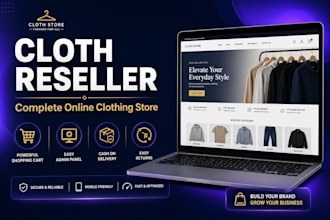 create a full ecommerce website
