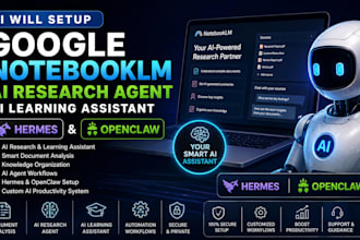 setup google notebooklm ai research agent ai learning assistant hermes openclaw