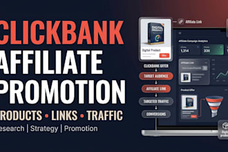 do clickbank affiliate marketing product promotion and affiliate link promotion