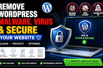 remove wordpress malware, virus and secure your website