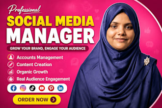 be your social media manager and marketing expert