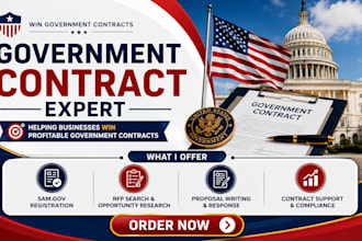 help win government contract sam gov registration and proposal supports