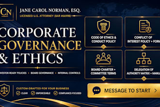 draft a conflict of interest policy and disclosure
