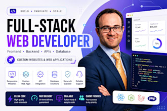 build website, website development, full stack developer, front end developer