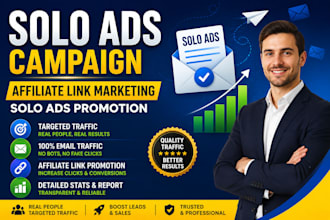 do solo ads campaign, affiliate link marketing, solo ads promotion
