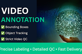 do professional video annotation and video quality check for ai training