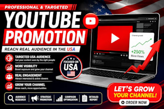 promote your youtube channel to a USA audience