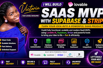 build and fix your lovable ai website, lovable dev app, superbase saas mvp