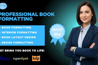 do book formatting, ebook formatting and kindle formatting