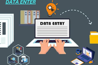 do web research and collect data
