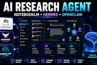 setup google notebooklm ai research agent ai learning assistant hermes open claw