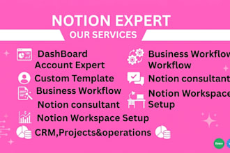 build a custom notion workspace, dashboard, and client portal