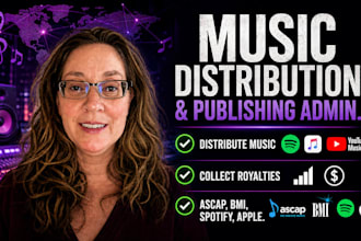 distribute your music and register publishing on ascap bmi spotify apple