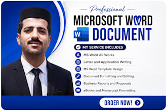 do professional ms word formatting and documents editing