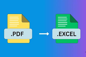can make pfd to excel
