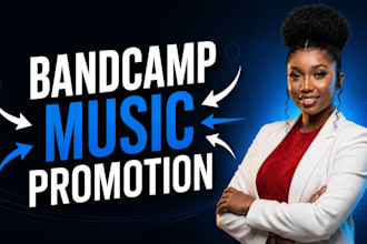 professionally promote your bandcamp music to active music lovers