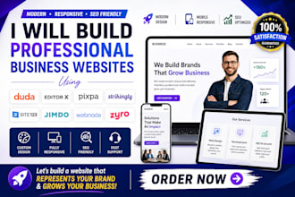 build duda editor x pixpa strikingly site123 jimdo webnode zyro business website