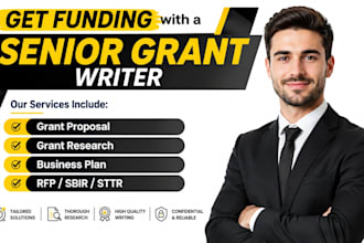 write winning startup grant proposal grant funding research grant applications