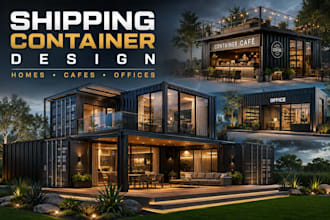 design your shipping container home, modular house and more