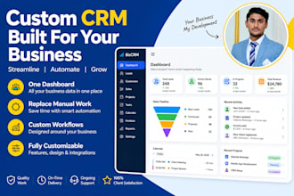 develop custom CRM software, erp and web applications