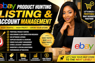 do ebay product hunting high traffic listing order fulfillment account