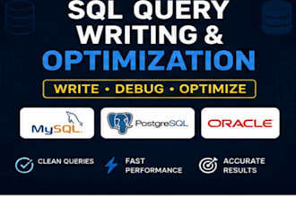 write, fix, and optimize sql queries for your database