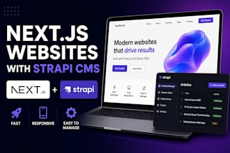 build your next js website with strapi headless cms