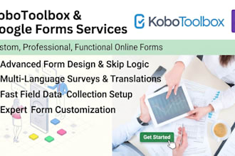 create kobotoolbox and google forms for data collection