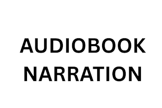 narrate audiobook american female voice over for your book