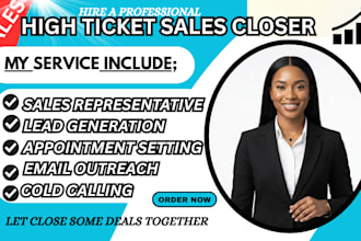 be sales representative salesperson appointment setter sales closer b2b sales