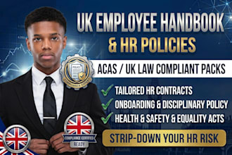 write professional employee handbook and company policies manual
