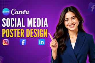 design eye catching youtube thumbnails and instagram social media posts