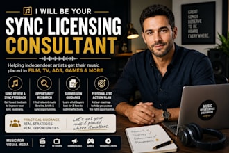help artists find sync deals and navigate sync licensing