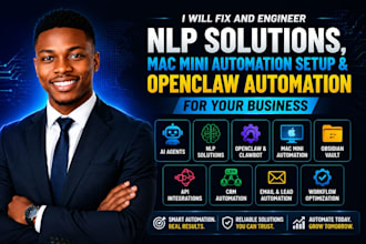fix and engineer nlp solutions, mac mini automation for your business