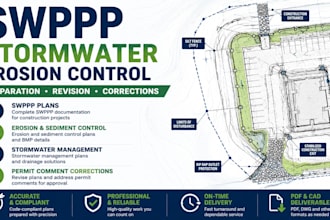 revise swppp plans and fix stormwater permit comments