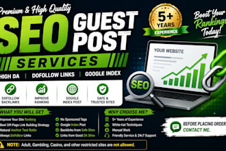 provide guest post high da guest post dofollow guest post service premium post