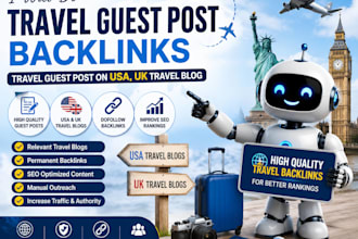 do travel guest post backlinks ,travel guest post on USA,UK travel blog