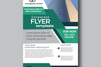 design a professional flyer, poster and promotional flyer